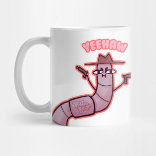 Cowboy Worm Mug